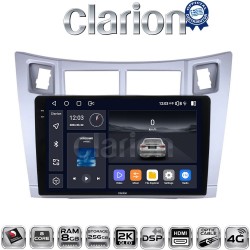 CLARION GL75084S Οθόνη OEM Multimedia Αυτοκινήτου για Τoyota Yaris 2006 > 2011 (CarPlay/AndroidAuto/BT/GPS/WIFI/GPRS)