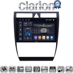 CLARION GL75102 Οθόνη OEM Multimedia Αυτοκινήτου για Audi A6 1998 > 2004 (CarPlay/AndroidAuto/BT/GPS/WIFI/GPRS)