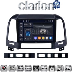 CLARION GL75239 Οθόνη OEM Multimedia Αυτοκινήτου για Hyundai SantaFe 2006 > 2013 (CarPlay/AndroidAuto/BT/GPS/WIFI/GPRS)