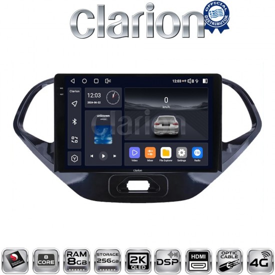 CLARION GL75499 Οθόνη OEM Multimedia Αυτοκινήτου για Ford KA 2016 > (CarPlay/AndroidAuto/BT/GPS/WIFI/GPRS)
