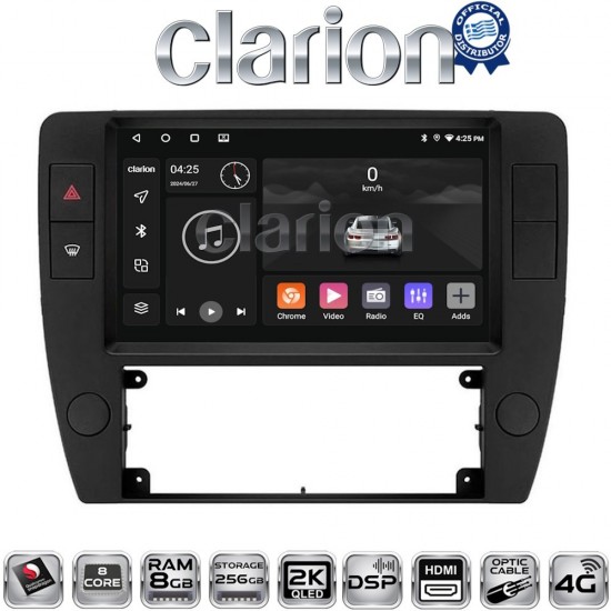 CLARION GL75501 Οθόνη OEM Multimedia Αυτοκινήτου για VW Passat 2000 > 2005 (CarPlay/AndroidAuto/BT/GPS/WIFI/GPRS)