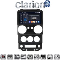 CLARION GL75748B Οθόνη OEM Multimedia Αυτοκινήτου για JEEP WRANGLER 2007 > 2011 (CarPlay/AndroidAuto/BT/GPS/WIFI/GPRS)