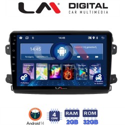 LM Digital - LM ZL4192 GPS Οθόνη OEM Multimedia Αυτοκινήτου για Fiat Ducato 2023 > (BT/GPS/WIFI/GPRS)