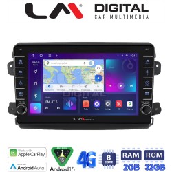 LM Digital - LM ZG8192 GPS Οθόνη OEM Multimedia Αυτοκινήτου για Fiat Ducato 2023 > (CarPlay/AndroidAuto/BT/GPS/WIFI/GPRS)
