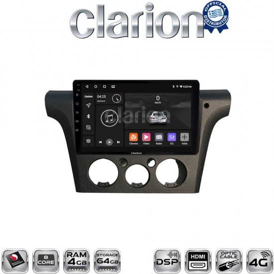 CLARION GL74305 Οθόνη OEM Multimedia Αυτοκινήτου για Mitsubishi Outlander 2001 > 2005 (CarPlay/AndroidAuto/BT/GPS/WIFI/GPRS)