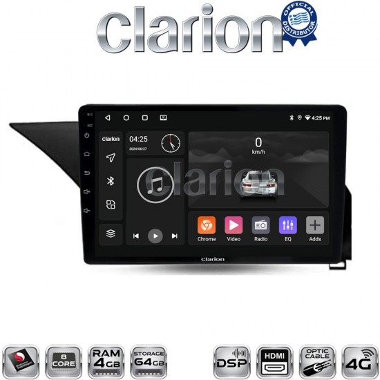 CLARION GL74888 Οθόνη OEM Multimedia Αυτοκινήτου για Mercedes GLK 2008 > 2015 (CarPlay/AndroidAuto/BT/GPS/WIFI/GPRS)