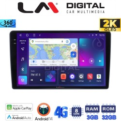 LM Digital - LM ZD8409 GPS Οθόνη OEM Multimedia Αυτοκινήτου για (CarPlay/AndroidAuto/BT/GPS/WIFI/GPRS)