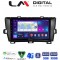 LM Digital - LM ZR8561B GPS Οθόνη OEM Multimedia Αυτοκινήτου για Toyota Prius 2009 > 2015 (CarPlay/AndroidAuto/BT/GPS/WIFI/GPRS)
