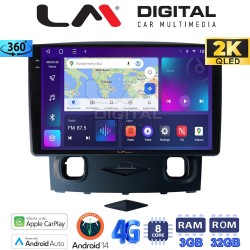 LM Digital - LM ZD8553 GPS Οθόνη OEM Multimedia Αυτοκινήτου για Ford Kuga 2008 > 2013 (CarPlay/AndroidAuto/BT/GPS/WIFI/GPRS)