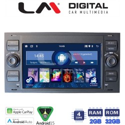 LM Digital - LM V4140 GPS Οθόνη OEM Multimedia Αυτοκινήτου για Ford C-Max '02-'07 Fiesta '06-'08 Focus '05-'07 Fusion '06-'11 Galaxy '07-'11 Kuga '07-'12 S-Max '08-'12 Transit '07-12 Transit Connect '07-12 (CarPlay/AndroidAuto/BT/GPS/WIFI/GPRS)
