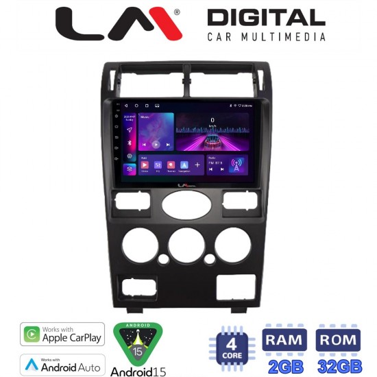 LM Digital - LM ZA4105 GPS Οθόνη OEM Multimedia Αυτοκινήτου για Ford Mondeo 2003 > 2006 (CarPlay/AndroidAuto/BT/GPS/WIFI/GPRS)