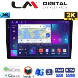 LM Digital - LM ZD8208 GPS Οθόνη OEM Multimedia Αυτοκινήτου για Toyota Auris 2013 > 2015 (CarPlay/AndroidAuto/BT/GPS/WIFI/GPRS)
