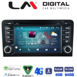 LM Digital - LM Q8049 GPS Οθόνη OEM Multimedia Αυτοκινήτου για Audi A3 2003>2012 (CarPlay/AndroidAuto/BT/GPS/WIFI/GPRS)