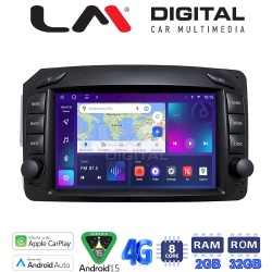 LM Digital - LM E8171 GPS Οθόνη OEM Multimedia Αυτοκινήτου για MERCEDES C (W203) - CLK (W208) 1999 > 2003 (CarPlay/AndroidAuto/BT/GPS/WIFI/GPRS)