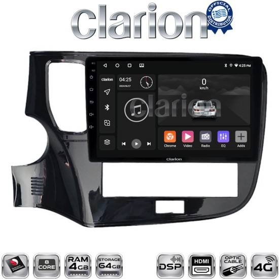 CLARION GL74894 Οθόνη OEM Multimedia Αυτοκινήτου για Mitsubishi Outlander 2020 > (CarPlay/AndroidAuto/BT/GPS/WIFI/GPRS)