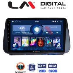 LM Digital - LM ZL4963 GPS Οθόνη OEM Multimedia Αυτοκινήτου για Hyundai Santa Fe - IX45 2018 > 2019 (BT/GPS/WIFI/GPRS)