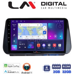 LM Digital - LM ZN4963 GPS Οθόνη OEM Multimedia Αυτοκινήτου για Hyundai Santa Fe - IX45 2018 > 2019 (CarPlay/AndroidAuto/BT/GPS/WIFI/GPRS)