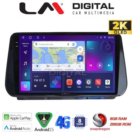LM Digital - LM ZQ8963 GPS Οθόνη OEM Multimedia Αυτοκινήτου για Hyundai Santa Fe - IX45 2018 > 2019 (CarPlay/AndroidAuto/BT/GPS/WIFI/GPRS)