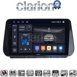 CLARION GL75963 Οθόνη OEM Multimedia Αυτοκινήτου για Hyundai Santa Fe - IX45 2018 > 2019 (CarPlay/AndroidAuto/BT/GPS/WIFI/GPRS)