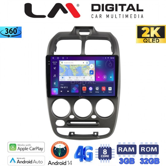 LM Digital - LM ZD8267 GPS Οθόνη OEM Multimedia Αυτοκινήτου για Hyundai Accent 1999 > 2004 (CarPlay/AndroidAuto/BT/GPS/WIFI/GPRS)