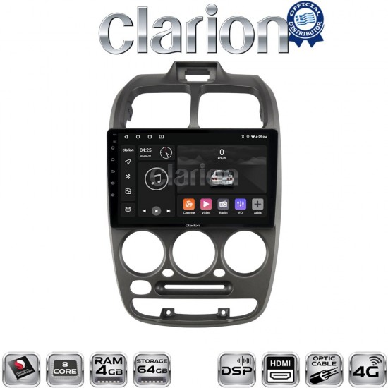 CLARION GL74267 Οθόνη OEM Multimedia Αυτοκινήτου για Hyundai Accent 1999 > 2004 (CarPlay/AndroidAuto/BT/GPS/WIFI/GPRS)