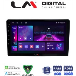 LM Digital - LM ZA4402UP GPS Οθόνη OEM Multimedia Αυτοκινήτου για Toyota Yaris 1999 > 2005 (CarPlay/AndroidAuto/BT/GPS/WIFI/GPRS)