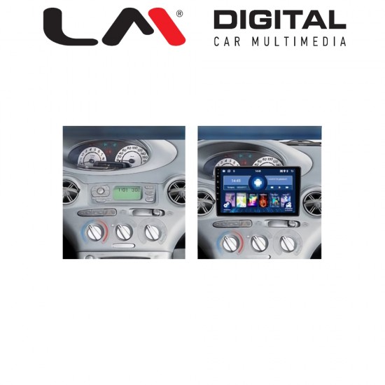 LM Digital - LM ZG4402UP GPS Οθόνη OEM Multimedia Αυτοκινήτου για Toyota Yaris 1999 > 2005 (CarPlay/AndroidAuto/BT/GPS/WIFI/GPRS)