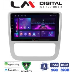 LM Digital - LM ZA4489 GPS Οθόνη OEM Multimedia Αυτοκινήτου για VW Scirocco & Eos 2008 > 2013 (CarPlay/AndroidAuto/BT/GPS/WIFI/GPRS)