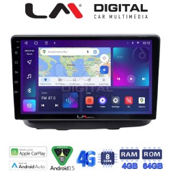 LM Digital - LM ZC8210 GPS Οθόνη OEM Multimedia Αυτοκινήτου για Fiat Doblo 2002 > 2007 (CarPlay/AndroidAuto/BT/GPS/WIFI/GPRS)