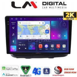 LM Digital - LM ZQ8210 GPS Οθόνη OEM Multimedia Αυτοκινήτου για Fiat Doblo 2002 > 2007 (CarPlay/AndroidAuto/BT/GPS/WIFI/GPRS)