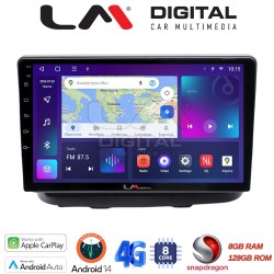 LM Digital - LM ZT8210 GPS Οθόνη OEM Multimedia Αυτοκινήτου για Fiat Doblo 2002 > 2007 (CarPlay/AndroidAuto/BT/GPS/WIFI/GPRS)