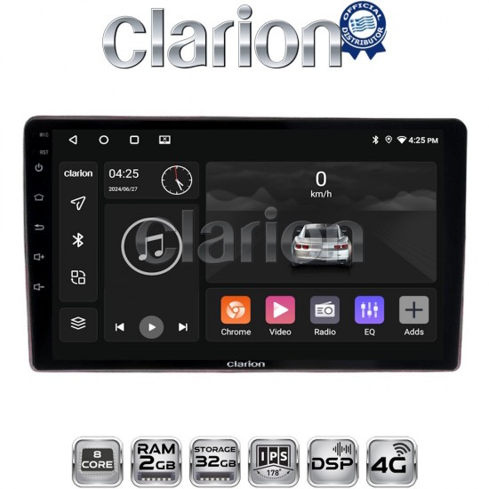 CLARION GL71159 Οθόνη OEM Multimedia Αυτοκινήτου για Alfa Romeo 159 (CarPlay/AndroidAuto/BT/GPS/WIFI/GPRS)