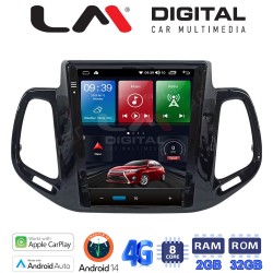 LM Digital - LM TR8253 GPS Οθόνη OEM Multimedia τυπου Tesla 9,7inch Jeep Compass 2016 > (CarPlay/AndroidAuto/BT/GPS/WIFI/GPRS)