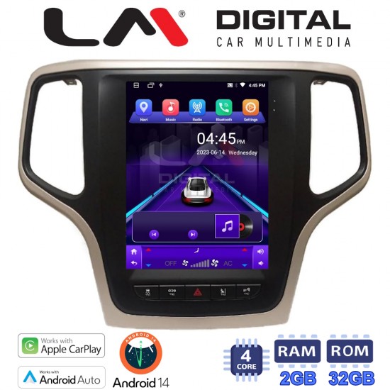 LM Digital - LM TN4234 GPS Οθόνη OEM Multimedia τυπου Tesla 9,7inch Jepp Grand Cherokee 2014 > (CarPlay/AndroidAuto/BT/GPS/WIFI/GPRS)