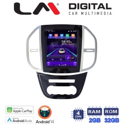 LM Digital - LM TN4669 GPS Οθόνη OEM Multimedia τυπου Tesla 9,7inch Mercedes Vito - Viano 2015 > (CarPlay/AndroidAuto/BT/GPS/WIFI/GPRS)