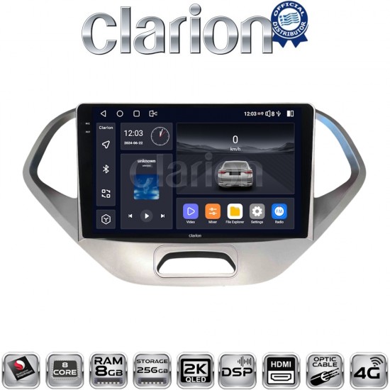 CLARION GL75499S Οθόνη OEM Multimedia Αυτοκινήτου για Ford KA 2016 > (CarPlay/AndroidAuto/BT/GPS/WIFI/GPRS)