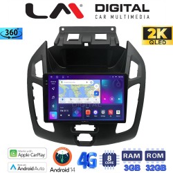 LM Digital - LM ZD8858 GPS Οθόνη OEM Multimedia Αυτοκινήτου για Ford Transit 2013 > 2015 (CarPlay/AndroidAuto/BT/GPS/WIFI/GPRS)