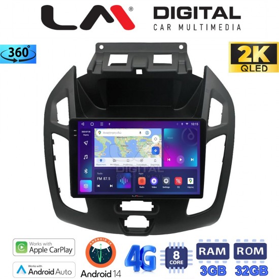 LM Digital - LM ZD8858 GPS Οθόνη OEM Multimedia Αυτοκινήτου για Ford Transit 2013 > 2015 (CarPlay/AndroidAuto/BT/GPS/WIFI/GPRS)