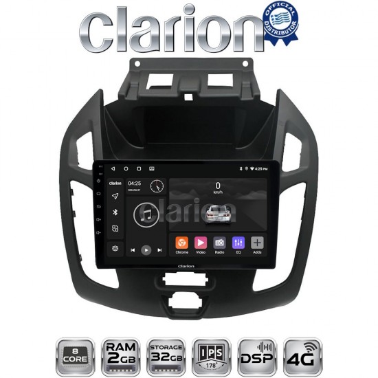 CLARION GL71858 Οθόνη OEM Multimedia Αυτοκινήτου για Ford Transit 2013 > 2015 (CarPlay/AndroidAuto/BT/GPS/WIFI/GPRS)