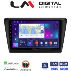 LM Digital - LM ZN4487 GPS Οθόνη OEM Multimedia Αυτοκινήτου για Skoda Rapid 2013-2017 (CarPlay/AndroidAuto/BT/GPS/WIFI/GPRS)