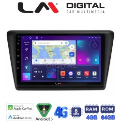 LM Digital - LM ZC8487 GPS Οθόνη OEM Multimedia Αυτοκινήτου για Skoda Rapid 2013-2017 (CarPlay/AndroidAuto/BT/GPS/WIFI/GPRS)