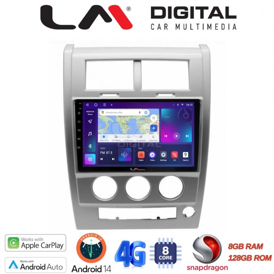 LM Digital - LM ZT8334 GPS Οθόνη OEM Multimedia Αυτοκινήτου για Jeep Cherokee KK 2008 > 2014 (CarPlay/AndroidAuto/BT/GPS/WIFI/GPRS)