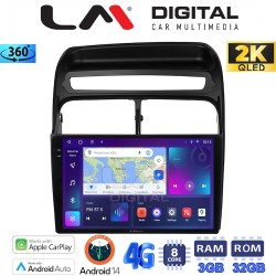 LM Digital - LM ZD8860 GPS Οθόνη OEM Multimedia Αυτοκινήτου για Fiat Grande Punto 2005 > 2009 Fiat Linea 2005 > 2017 (CarPlay/AndroidAuto/BT/GPS/WIFI/GPRS)