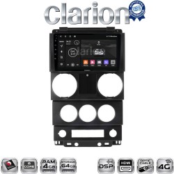 CLARION GL74748C Οθόνη OEM Multimedia Αυτοκινήτου για Jeep Wrangler 2007 > 2011 (CarPlay/AndroidAuto/BT/GPS/WIFI/GPRS)