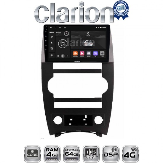 CLARION GL72205 Οθόνη OEM Multimedia Αυτοκινήτου για Jeep Commander 2007 > 2009 (CarPlay/AndroidAuto/BT/GPS/WIFI/GPRS)