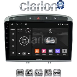 CLARION GL32083S Οθόνη OEM Multimedia Αυτοκινήτου για Peugeot 308 2007 > 2012 (CarPlay/AndroidAuto/BT/GPS/WIFI/GPRS)