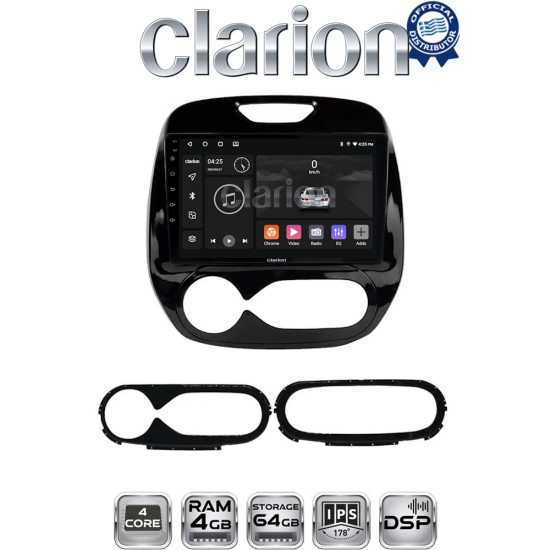 CLARION GL32155 Οθόνη OEM Multimedia Αυτοκινήτου για RENAULT CAPTURE 2013> (CarPlay/AndroidAuto/BT/GPS/WIFI/GPRS)