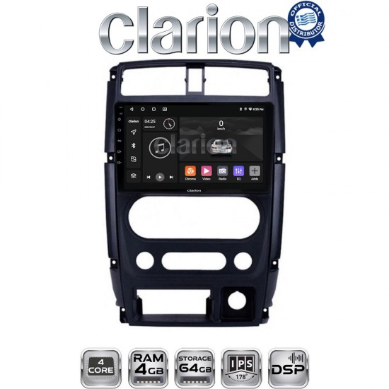 CLARION GL32186 Οθόνη OEM Multimedia Αυτοκινήτου για SUZUKI JIMNY 2007 > 2018 (CarPlay/AndroidAuto/BT/GPS/WIFI/GPRS)