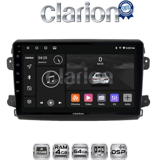 CLARION GL32192 Οθόνη OEM Multimedia Αυτοκινήτου για Fiat Ducato 2023 > (CarPlay/AndroidAuto/BT/GPS/WIFI/GPRS)