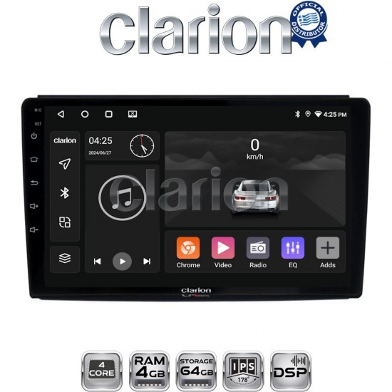 CLARION GL32193 Οθόνη OEM Multimedia Αυτοκινήτου για DUCATO, BOXER, JUMBER (CarPlay/AndroidAuto/BT/GPS/WIFI/GPRS)
